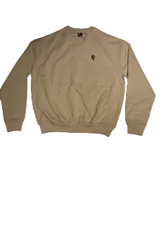 SUDADERA OVERSIZE CUELLO REDONDO UNISEX FRENCH TERRY 400GSM